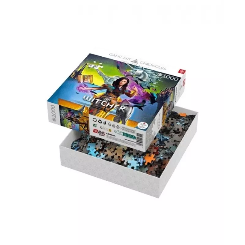 Good Loot Game Art Chronicles Puzzle: The Witcher Yennefer & Salvador Dali (1000 Teile)