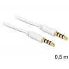Audiokabel 3,5mm DeLOCK 83439 0,5m Weiß