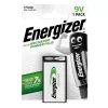 Energizer NiMH Wiederaufladbare 9V PP3 Batterie 175mAh Einzelpack