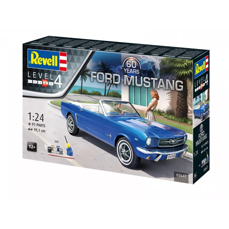60th Anniversary Ford Mustang 1/24 Geschenkset