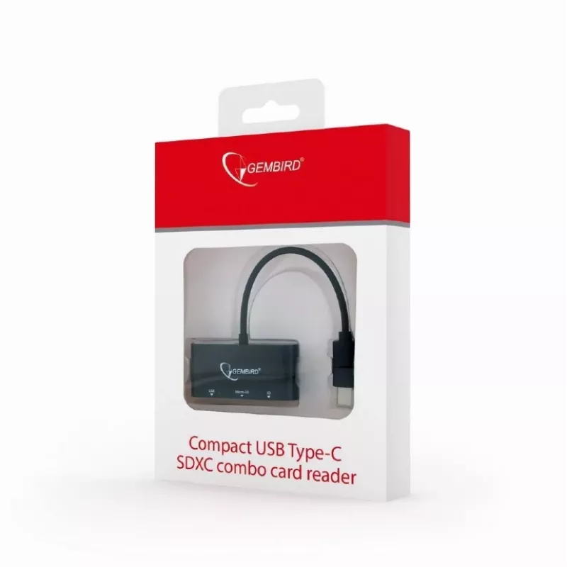 Kartenleser USB-C SDXC/Kombi/schwarz