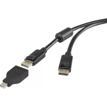 DisplayPort-auf-Mini-DisplayPort-Kabel Renkforce 3 m – 1x DisplayPort-Stecker auf 1x Mini-DisplayPort-Stecker
