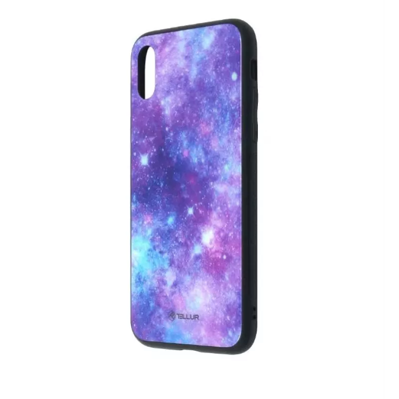 Displayschutzglas Tellur Cover Glass print für iPhone XS Max mit Universumsdruck