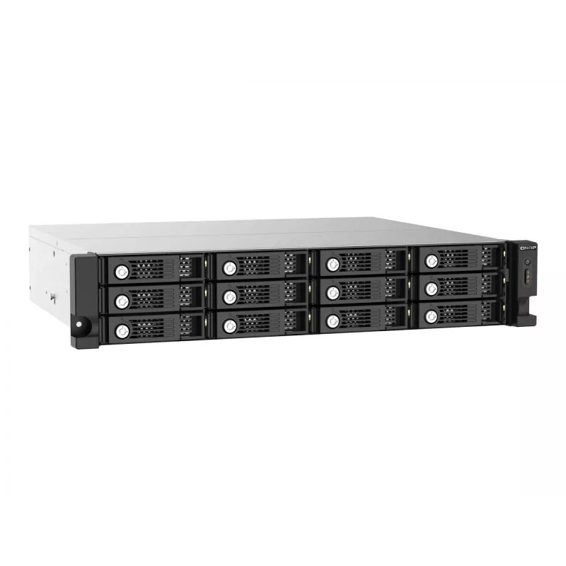 QNAP TL-R1220Sep-RP HDD/SSD-Gehäuse Schwarz, Grau 2,5/3,5 Zoll
