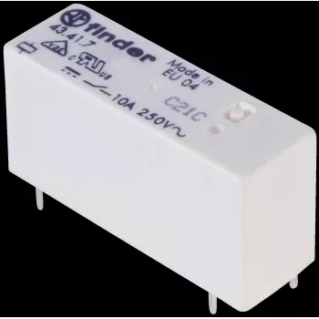 Finder PCB-Leistungsrelais 24 VDC 250 mW (43.41.7.024.0000)
