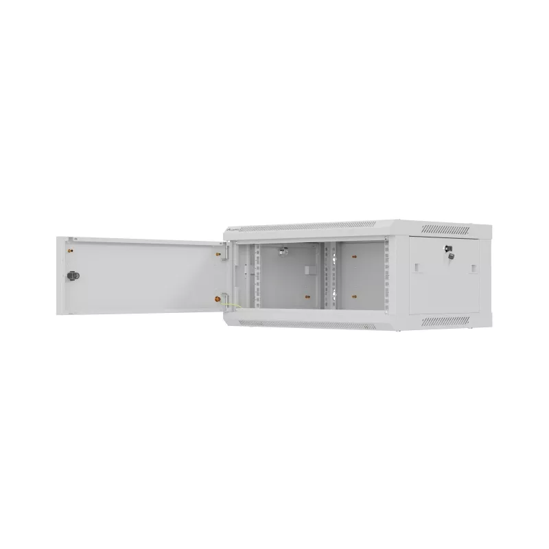 Wandmontierbarer 19-Zoll-Installationsschrank LANBERG WF01-6404-00S 4U 600×450 mm, grau