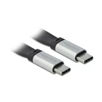 USB-Kabel DeLOCK 85926 USB 3.2 Gen 2 0,22 m USB C Schwarz Silber