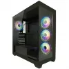 LC-Power Gehäuse MidiTower 715B schwarz USB3.2/Audio o.Netzteil SEAMLESS_X (LC-715B-ON)