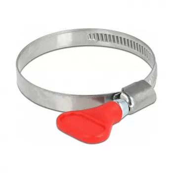 Schmetterlingsklemme DeLOCK 400 SS 40–60 mm 5 Stück rot