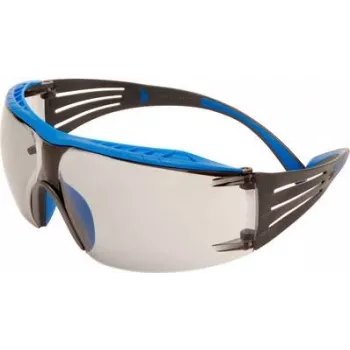 3M SF407XSGAF-BLU Sicherheitsbrille Schutzbrille Kunststoff, Polycarbonat Blau, Grau