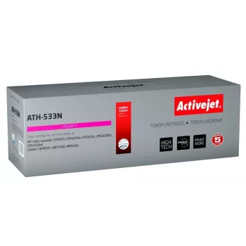Activejet ATH-533N Toner (Ersatz für HP 304A CC533A, Canon CRG-718M; Supreme; 3200 Seiten; Magenta)