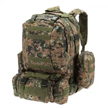 Extralink Militär-Rucksack taktisch 4-in-1 Schule Reise Survival-Tasche 50L MIL-668