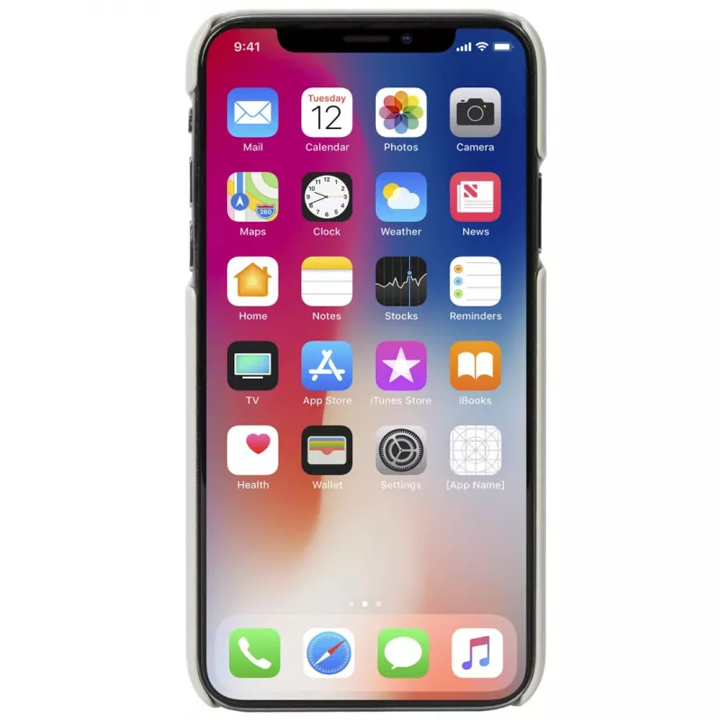 Cover Krusell Tanum iPhone XS Max 16,5 cm Grau