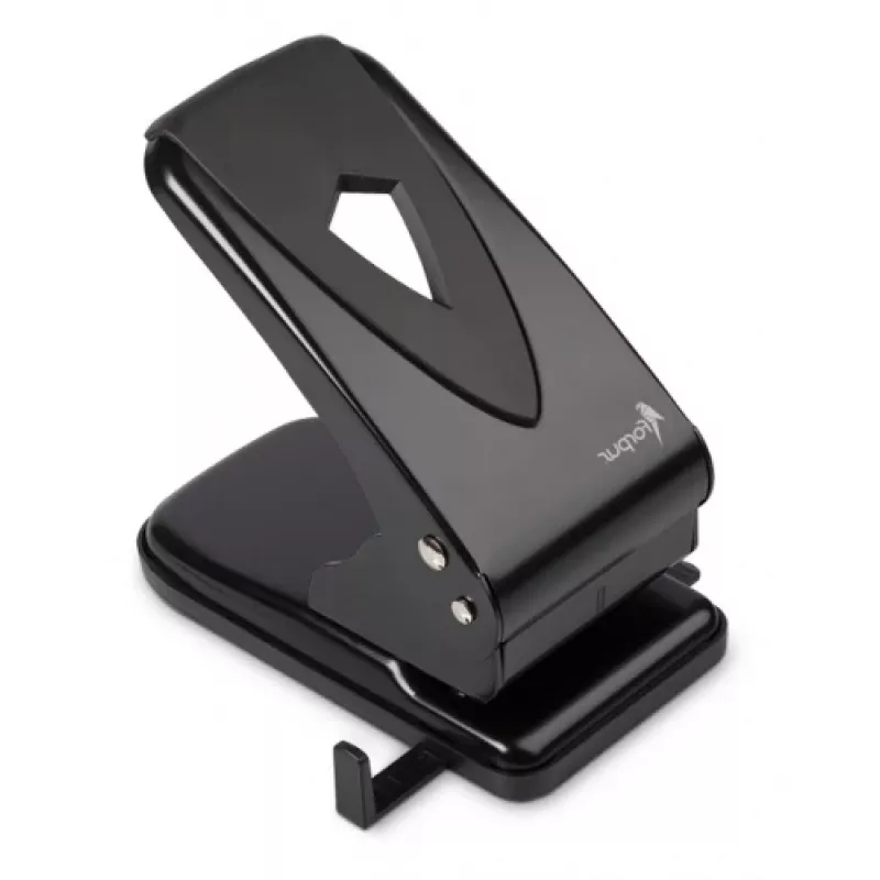 Forpus Locher, schwarz, bis zu 70 Blatt, Metall 1101-025