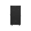 Installationsschrank Rack 19 27U 600x800 schwarz, perforierte Tür LCD (Flachpack)