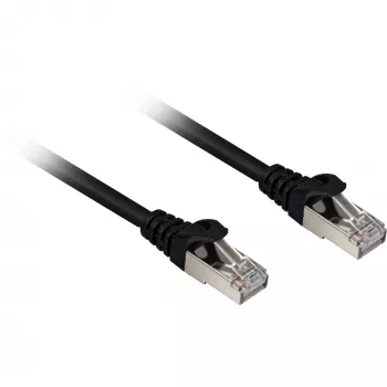 Netzwerkkabel Sharkoon Cat.6a SFTP RJ-45 Cat6a 1,5 m Schwarz