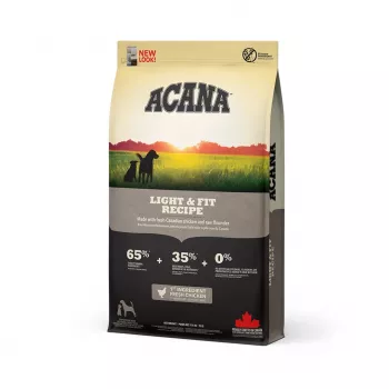 ACANA Dog Light & Fit Recipe - Trockenfutter für Hunde - 11,4 kg