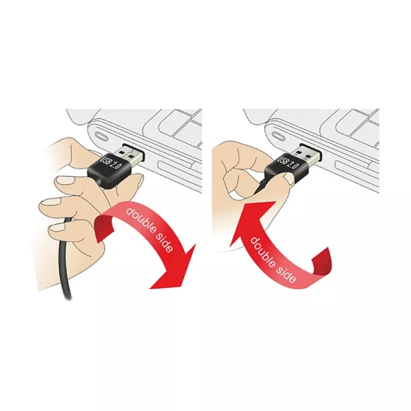USB-Kabel DeLOCK EASY-USB 2.0-A Micro-B 2m