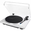 Riemengetriebener Audio-Plattenspieler Audio-Technica AT-LP70XBT Silber Weiß Vollautomatisch