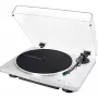 Riemengetriebener Audio-Plattenspieler Audio-Technica AT-LP70XBT Silber Weiß Vollautomatisch