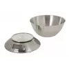 Adler AD 3134 Elektronische Küchenwaage Edelstahl Rund