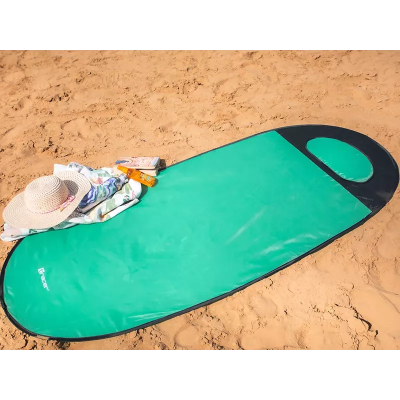 TRACER Beach Mat Pop Up 46948 – leichte tragbare mintfarbene faltbare Matte