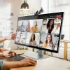 ALOGIC Clarity 27F34KCPD - LED-Monitor - 68,6 cm (27) - 3840 x 2160 4K @ 60 Hz - IPS - 400 cd/m² - 1000:1 - HDR600 - 2xHDMI, DisplayPort, USB-C - Lautsprecher - Schwarz und Silber [E