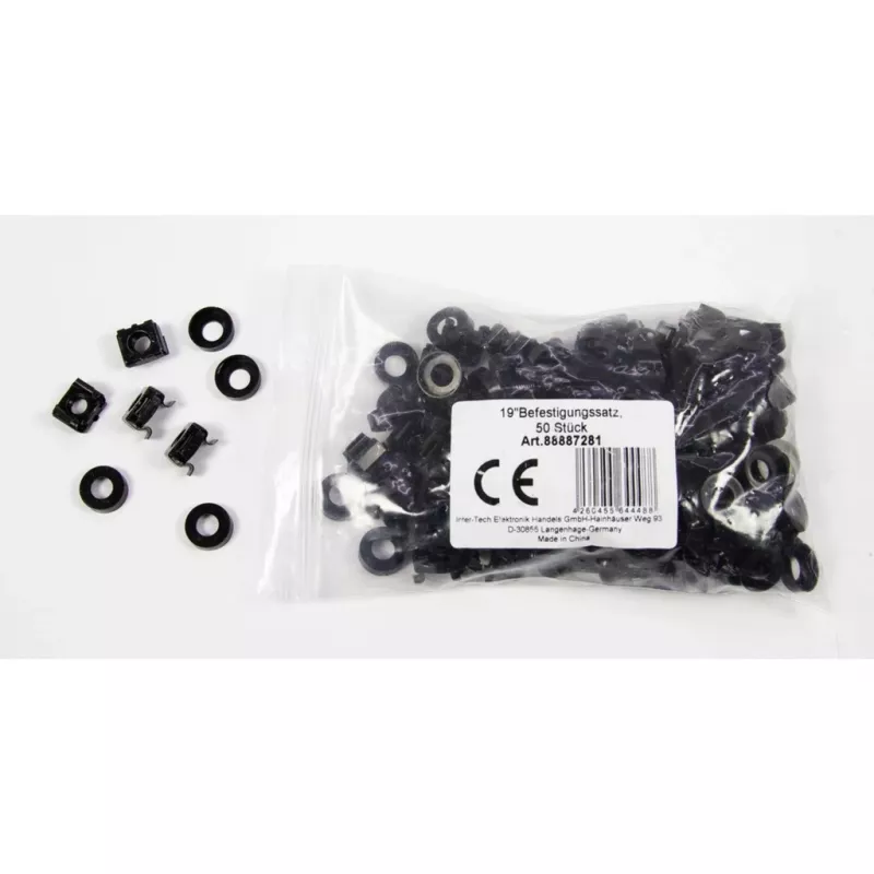 Montageset Inter-Tech 88887281 Schwarz