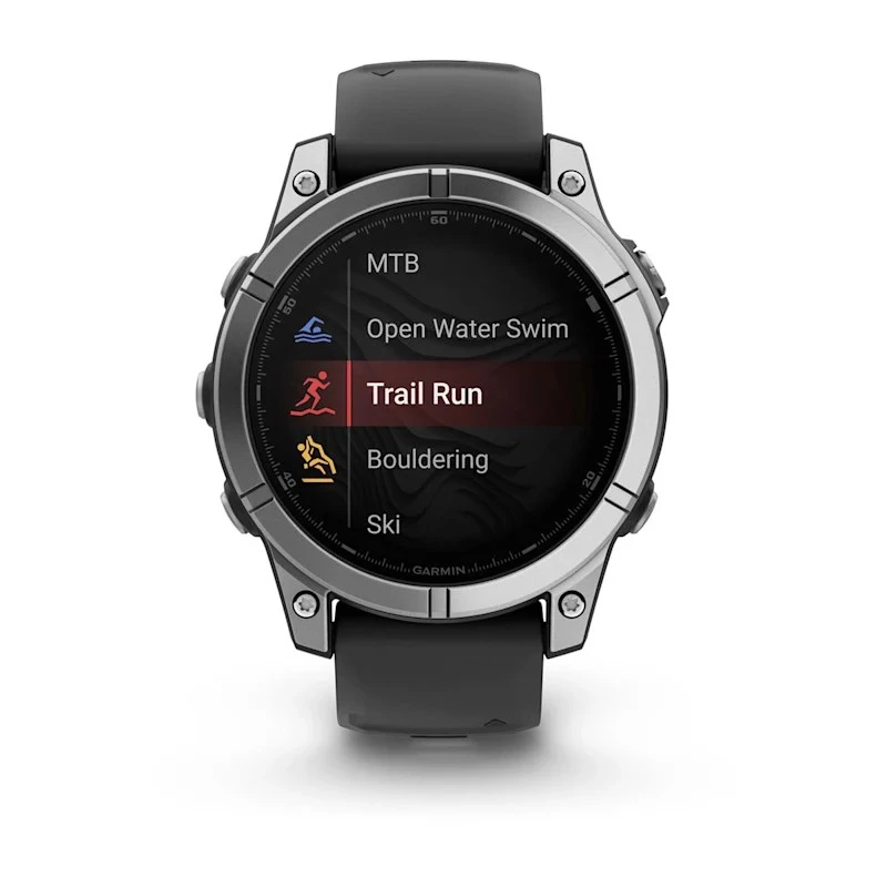 Garmin Fenix E 3,3 cm (1,3 inch) AMOLED 47 mm Digital 416 × 416 Pixel Touchscreen Edelstahl Wi-Fi GPS (Satellit)