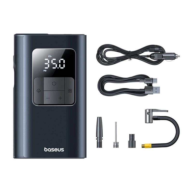 Taschenlampe Baseus PrimeTrip VA1 2-in-1 Pumpe, schwarz