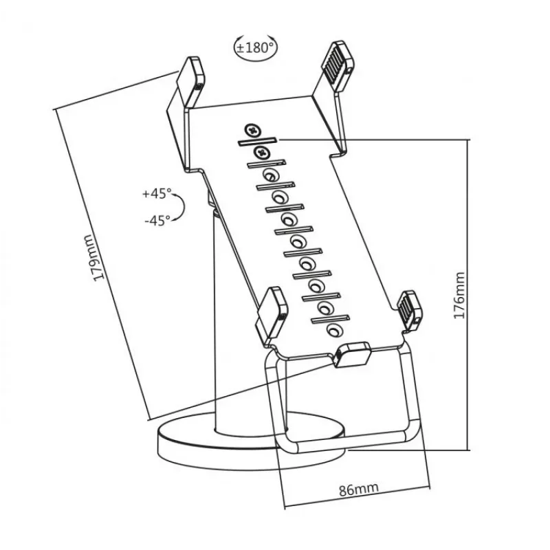 Sbox POS SWIWEL Kreditkartenständer PTM-03