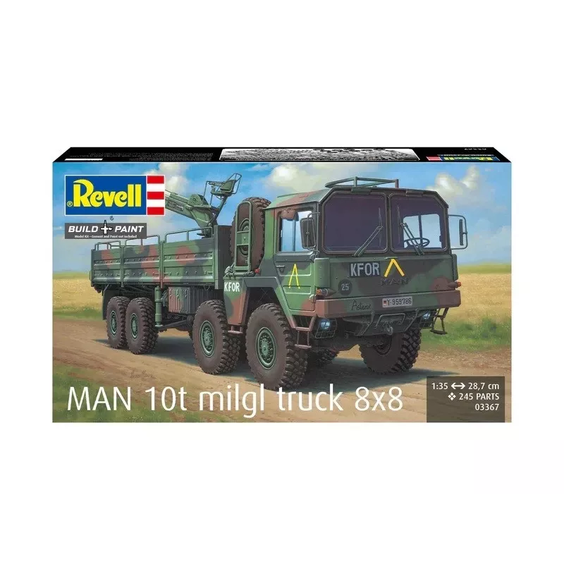 Kunststoffmodellbausatz REVELL Man 10T Milgl 8x8 LKW Maßstab 1/35