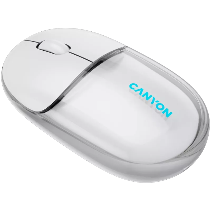 CANYON Maus OnClick 24 BT/ Wireless Transparent/Weiß