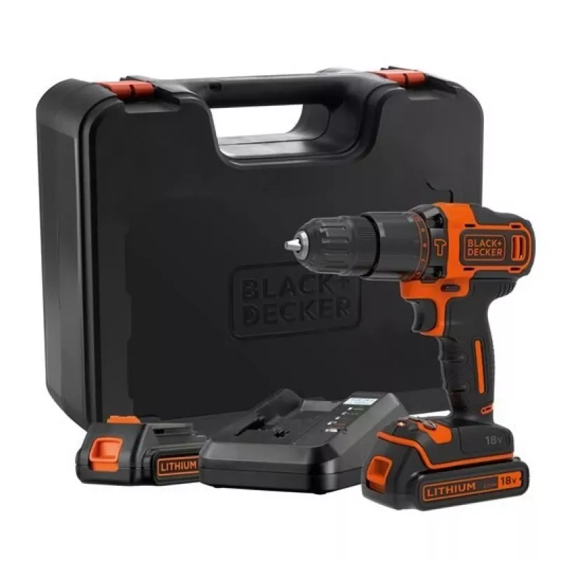 Black & Decker BDCHD18K1B2-QW Bohrmaschine 1400 U/min