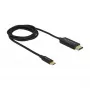 Videokabeladapter DeLOCK 84904 USB-Typ-C auf HDMI 1m Schwarz