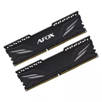 Desktop DDR4 RAM AFOX 2×16GB 3200MHz CL16 1,35V Unbuffered (32GB, XMP2, Rank1, Schwarz)