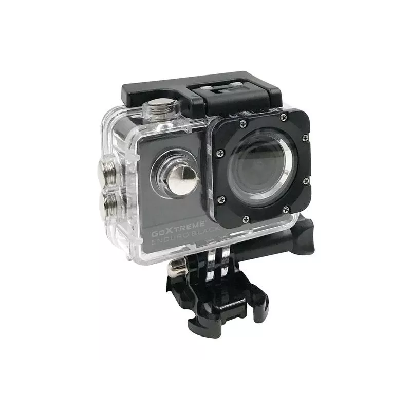 Easypix GoXtreme Enduro Schwarz - Action-Kamera - montierbar - 4K / 30 fps - 8,0 MPix - Wi-Fi - bis 30 m wasserdicht - Schwarz