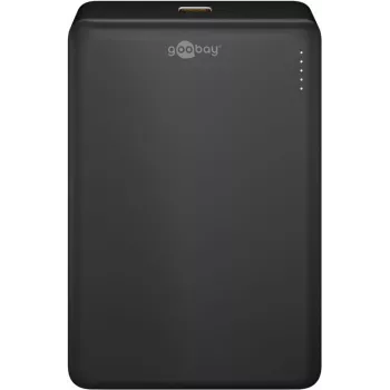 Goobay Magnetische kabellose Powerbank | 70183 | 10000 mAh | USB-C | Schwarz