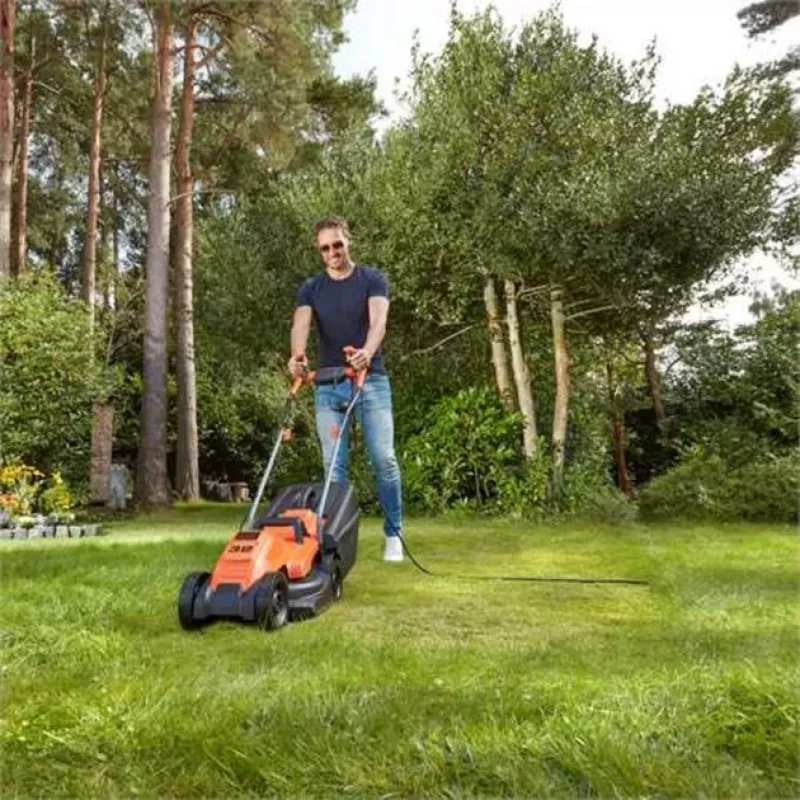 Schwarz & Decker Elektro-Rasenmäher mit Schnitthöhenverstellung 1200 W Schnittbreite (max.) 32 cm