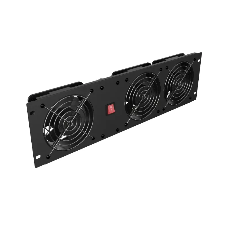 Lüftungspanel LANBERG AK-1506-B 19 Zoll mit 3 Lüftern 230V schwarz