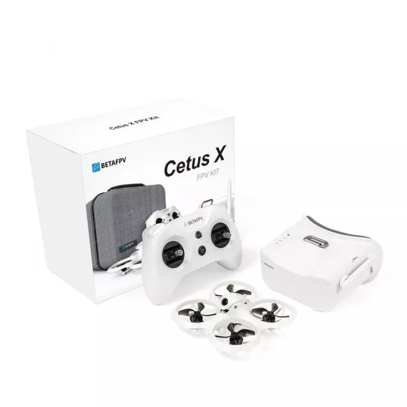 Drone BETAFPV Cetus X Kit ELRS – Ready-to-Fly FPV-Drohne mit Brille im Lieferumfang