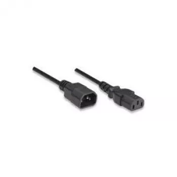 Manhattan - Stromkabel - IEC 60320 C14 auf IEC 60320 C13 - 1,8 m - geformt (301152)