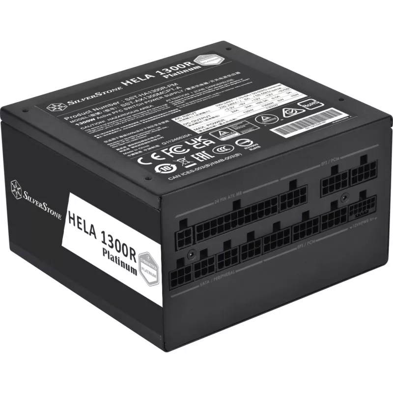 SST-HA1300R-PM 1300W, PC-Netzteil schwarz, 9x PCIe, Kabelmanagement, 1300 Watt