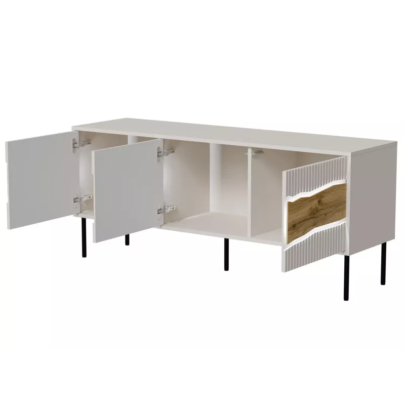 Cama INSERTO 3D TV-Schrank 143.5x40x61.5 Kaschmir + LED