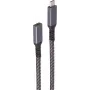 shiverpeaks®-BASIC-S--USB-C-Verlängerungskabel, 3.2, PD, Textil, 0,5 m (BS14-74003)