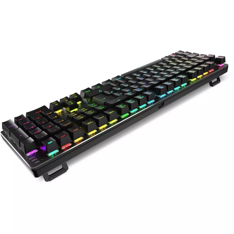 SKILLER SGK36W, Gaming Keyboard schwarz, DE-Layout, Huano Red