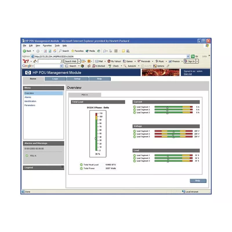 HPE PDU Management Module für überwachte PDU
