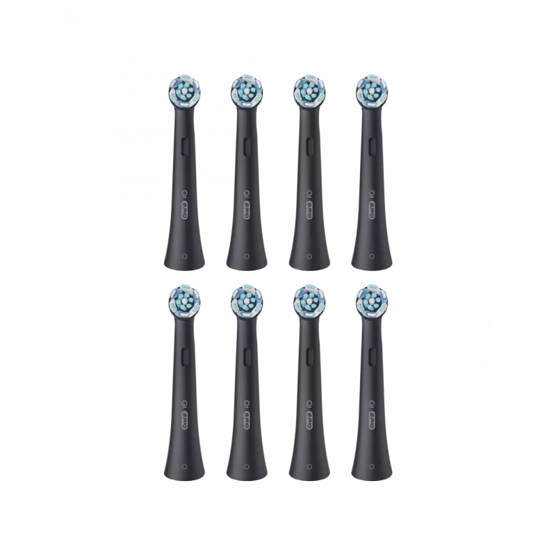 Oral-B iO Ultimate Clean Ersatz-Zahnbürstenköpfe, schwarz, 8 Stk.