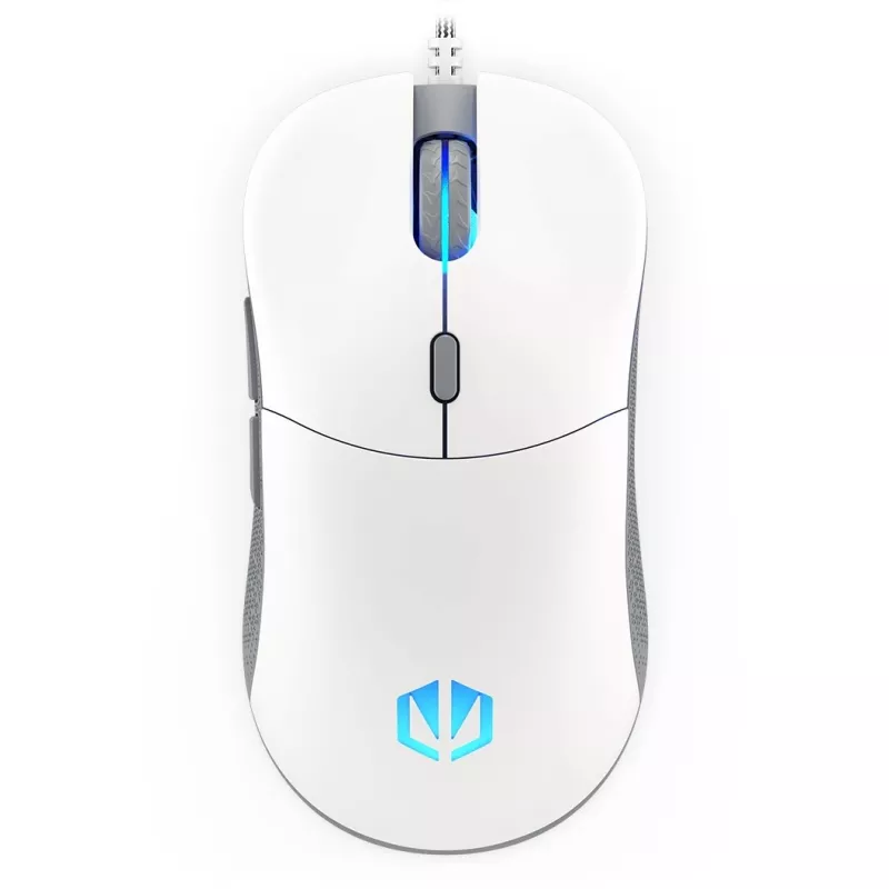 ENDORFY GEM Plus Onyx Weiß Maus Gaming Rechtshänder USB Typ-C Optisch 19000 DPI