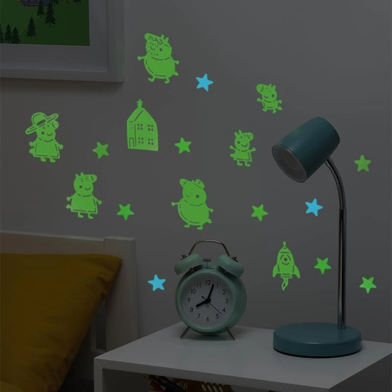 Wandaufkleber Hasbro Peppa Pig PP13870PP Glow in the Dark Stars